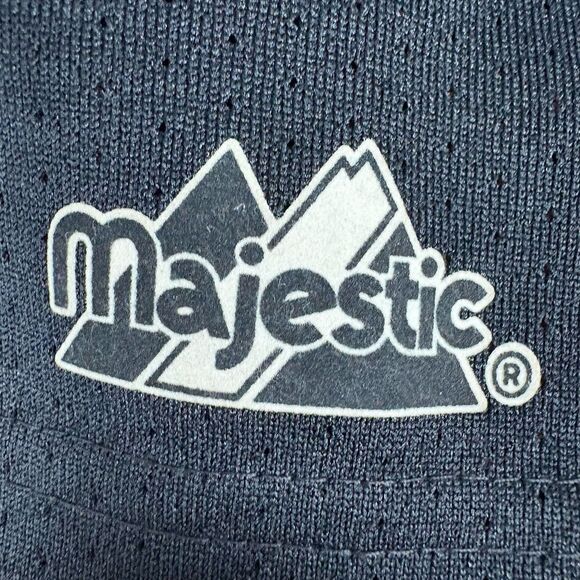 Vintage Majestic San Francisco Giants Jersey 2XL Made USA Black Orange MLB SF - Picture 6 of 12